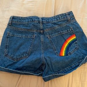 Embroidered PRIDE shorts
